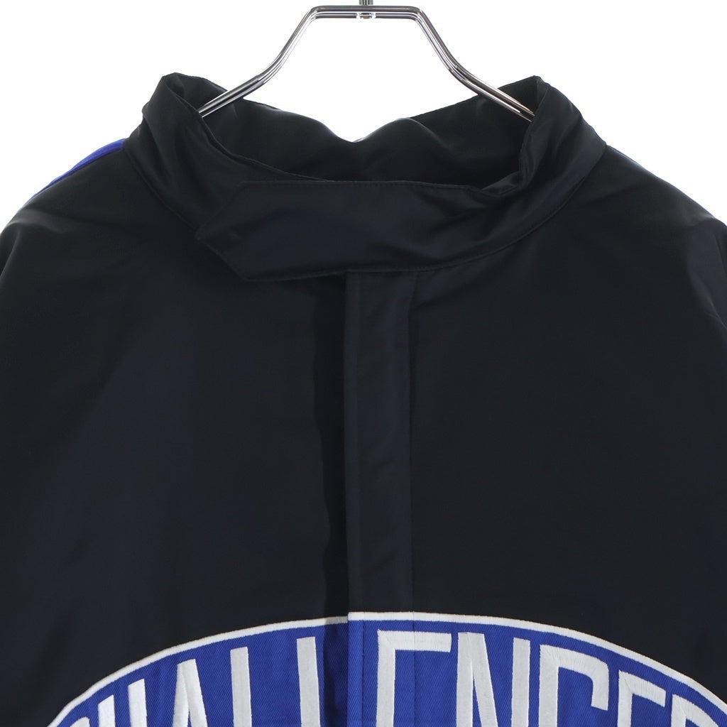 CHALLENGER(チャレンジャー) 23AW CMC RACING JACKET レーシング ロゴエンブロイダリー ジャケット ブルー/ブラック CLG-JK 023-005