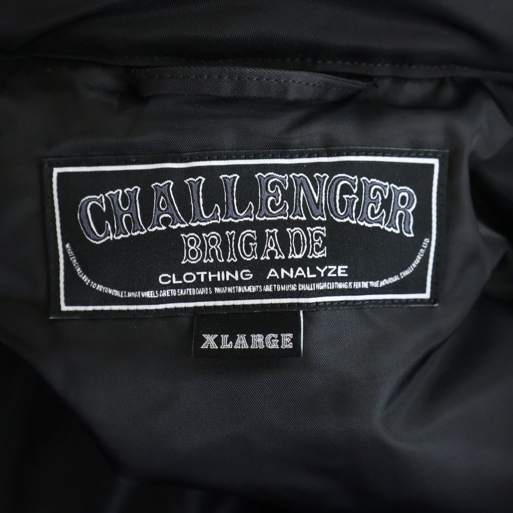 CHALLENGER(チャレンジャー) 23AW CMC RACING JACKET レーシング ロゴエンブロイダリー ジャケット ブルー/ブラック CLG-JK 023-005