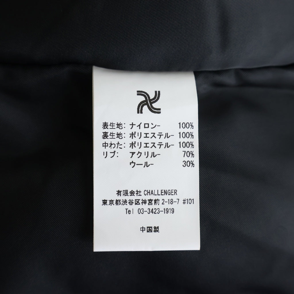 CHALLENGER(チャレンジャー) 23AW CMC RACING JACKET レーシング ロゴエンブロイダリー ジャケット ブルー/ブラック CLG-JK 023-005