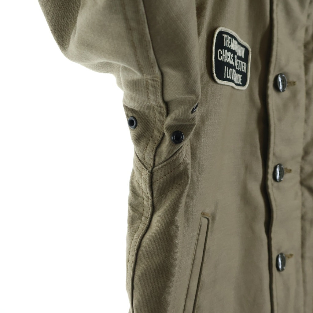 RADIALL(ラディアル) 12AW N-1 ボアカラー デッキジャケット ベージュ RAD-12AW-JK005-1