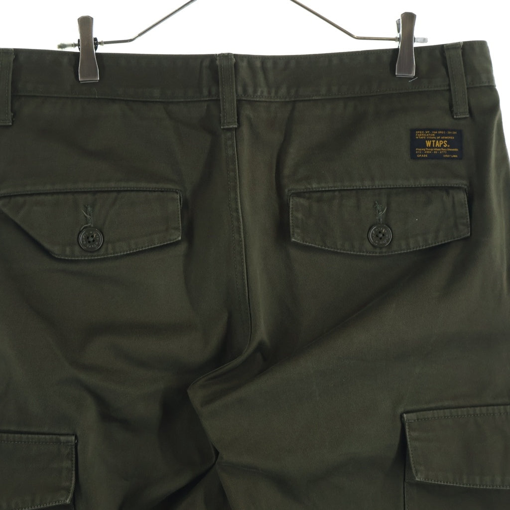 WTAPS(ダブルタップス) 13AW JUNGLE SKINNY/TROUSERS.COTTON.WESTPOINT ジャングルスキニー カーゴトラウザーズ パンツ カーキ 132LTDT-PTM06