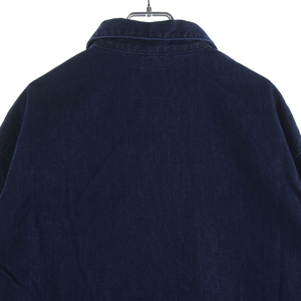 WTAPS(ダブルタップス) 23SS CBW/LS/COTTON.DENIM コットン デニム長袖シャツ インディゴ 231BRDT-SHM01