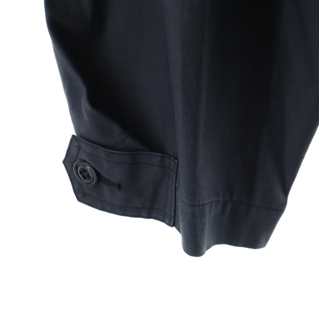 CHALLENGER(チャレンジャー) QUILTING LAYER SHIRT キルティング ノーカラー レイヤー長袖シャツ ブラック