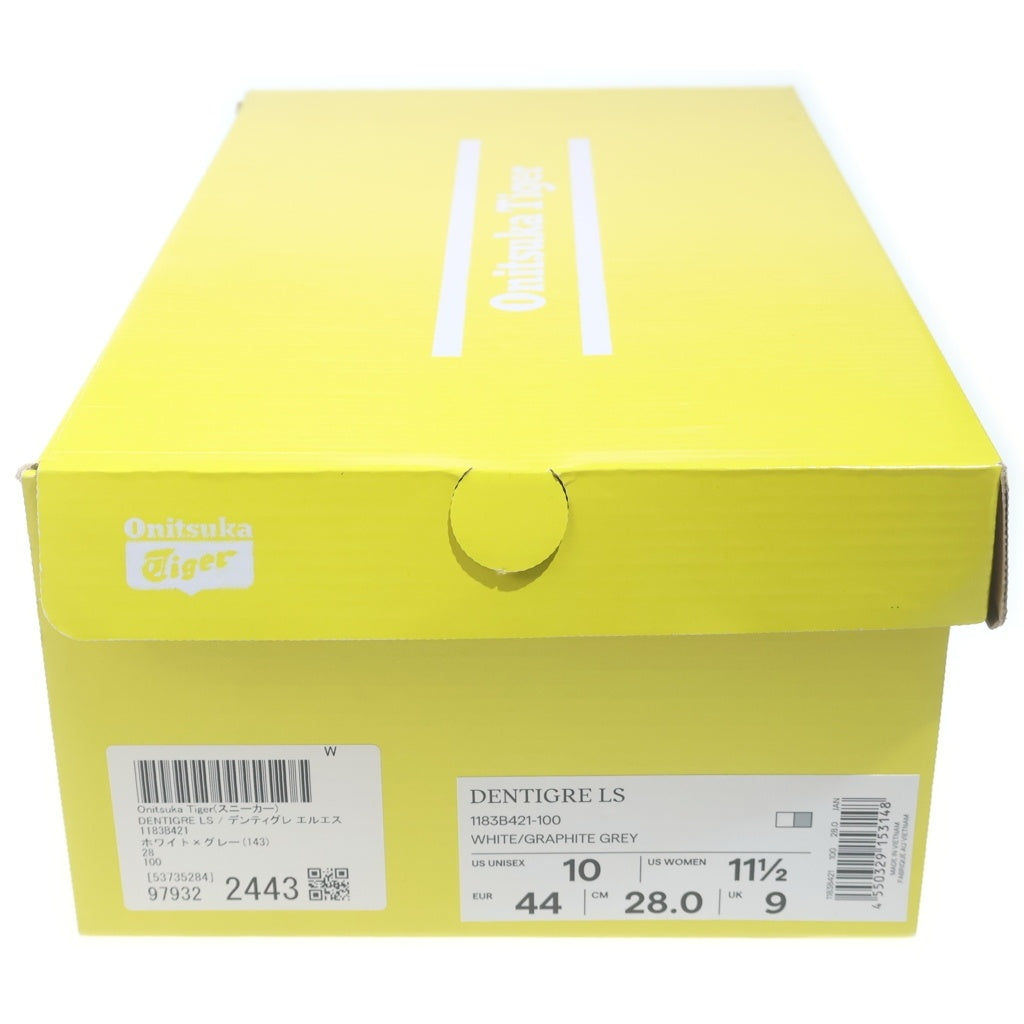 Onitsuka Tiger(オニツカタイガー) DENTIGRE LS デンティグレ ボリュームソール ローカットスニーカー ホワイト/グレー US10/28cm 1183B421-100