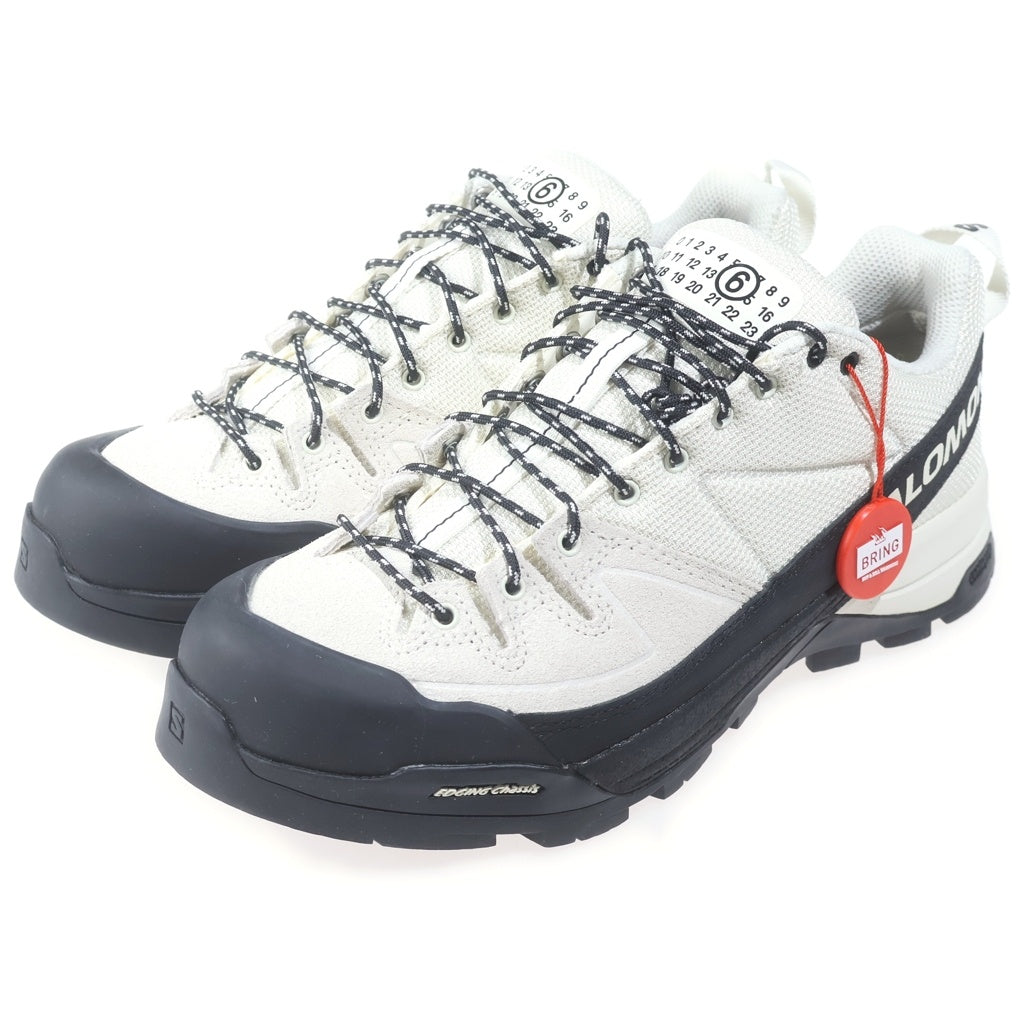 SALOMON(サロモン) ×MM6 Maison Margiela X-ALP エムエムシックスメゾンマルジェラ エックスアルプ ローカットスニーカー ホワイト US7.5/24.5cm 475362 レディース