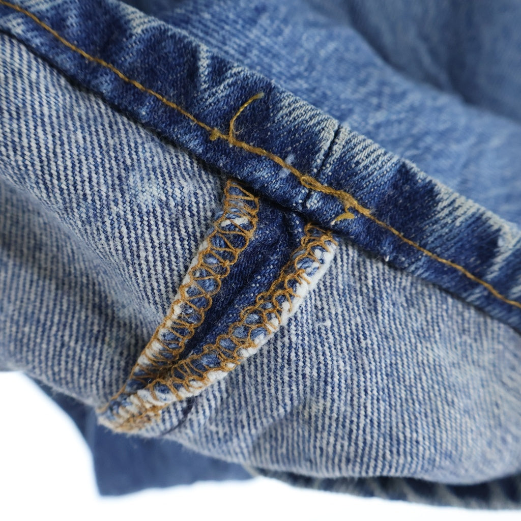 Levi's(リーバイス) 80S VINTAGE 501 ボタン裏653 不均等V ボタンフライ ヴィンテージ デニムパンツ インディゴ 501-0115