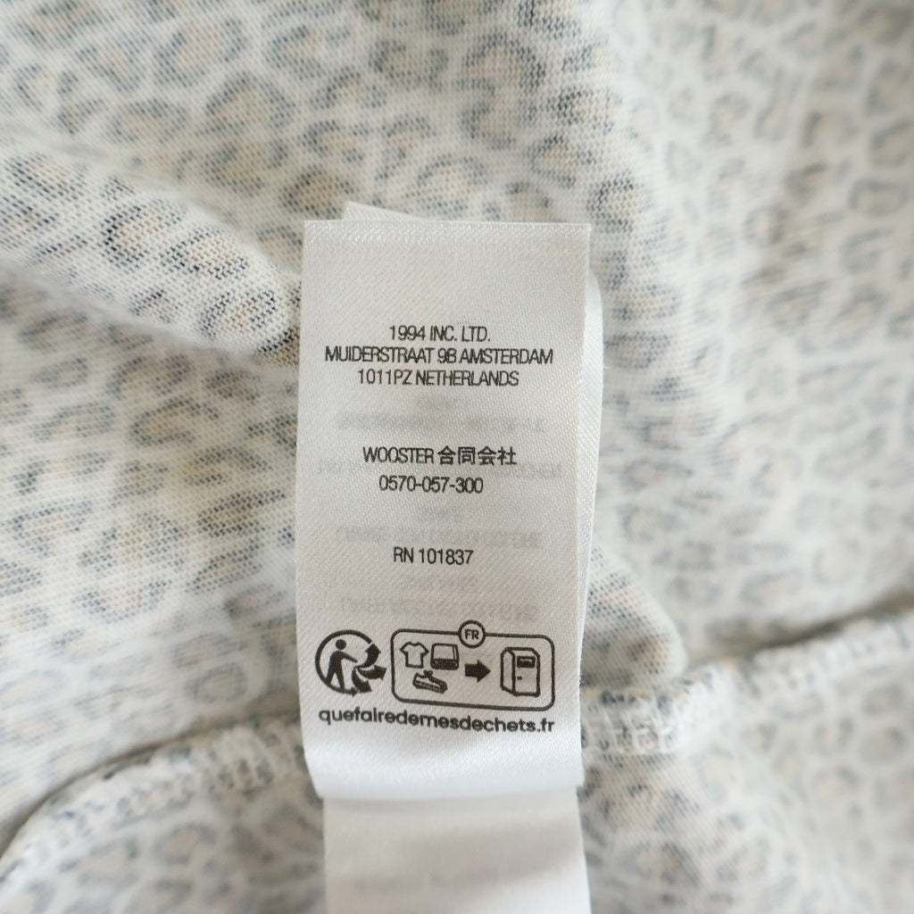SUPREME(シュプリーム) 25AW Small Box Tee Leopard スモールボックスロゴ レオパード柄 クルーネック 半袖Tシャツ カットソー ホワイト/ブラウン