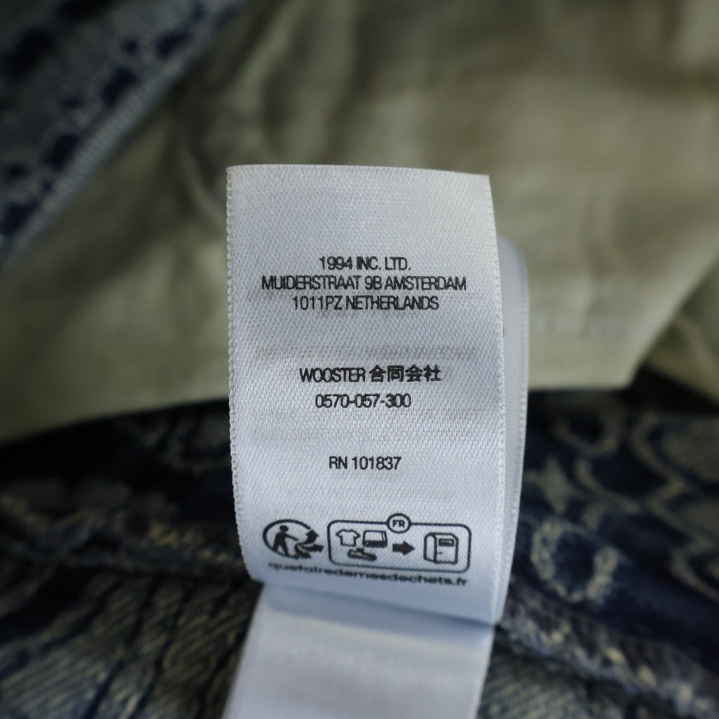 SUPREME(シュプリーム) 25SS Bandana Jacquard Baggy Jean バンダナジャガード バギージーンズ ボタンフライデニムパンツ インディゴ