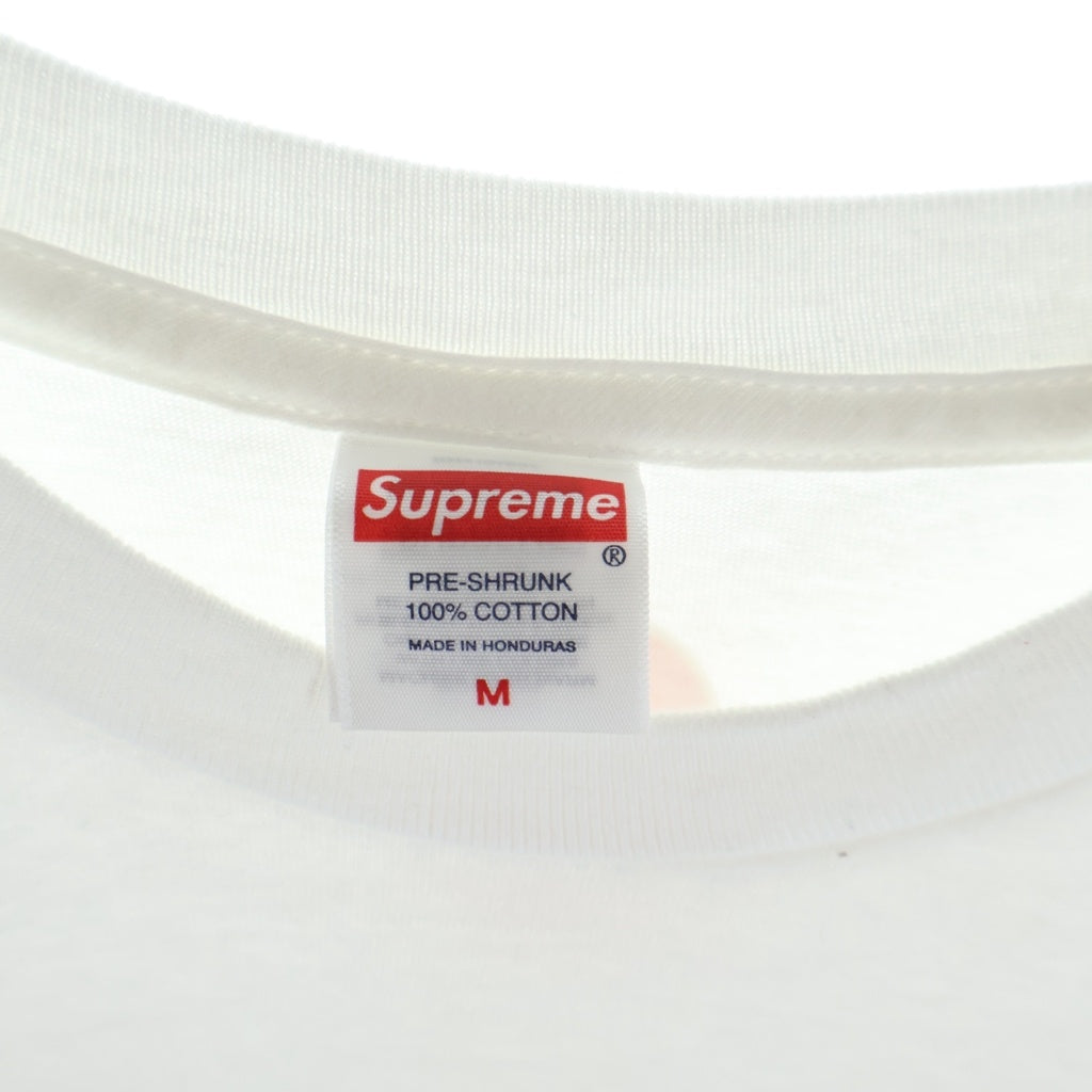 SUPREME(シュプリーム) 25SS ×SpongeBob Castelli Racing L/S Tee スポンジボブ カステリ レーシンググラフィック クルーネック 長袖Tシャツ カットソー ホワイト