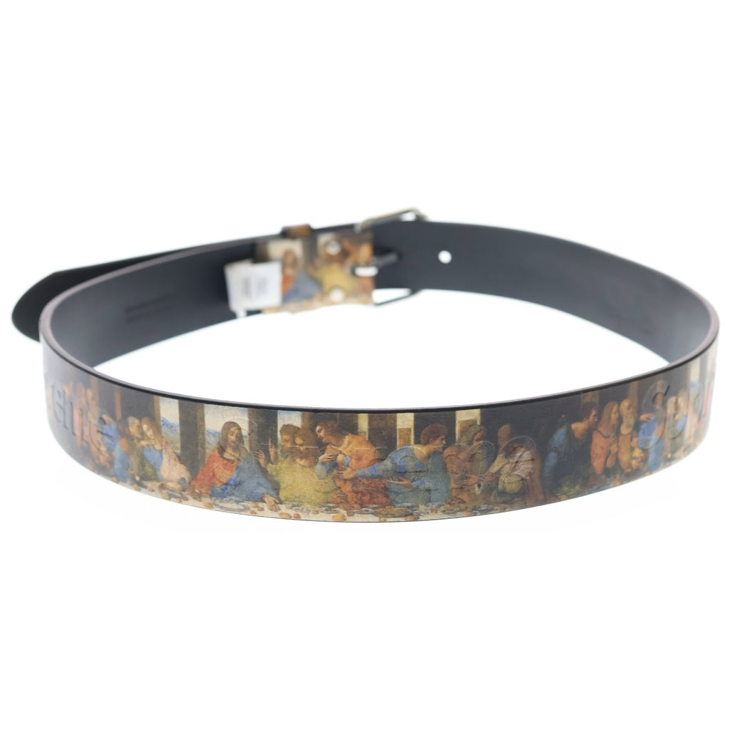 SUPREME(シュプリーム) 25SS Last Supper Leather Belt 最後の晩餐 総柄 レザーベルト マルチカラー