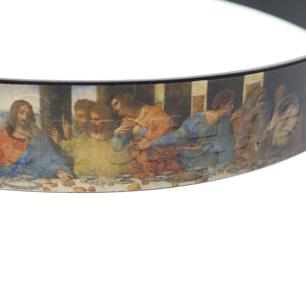 SUPREME(シュプリーム) 25SS Last Supper Leather Belt 最後の晩餐 総柄 レザーベルト マルチカラー