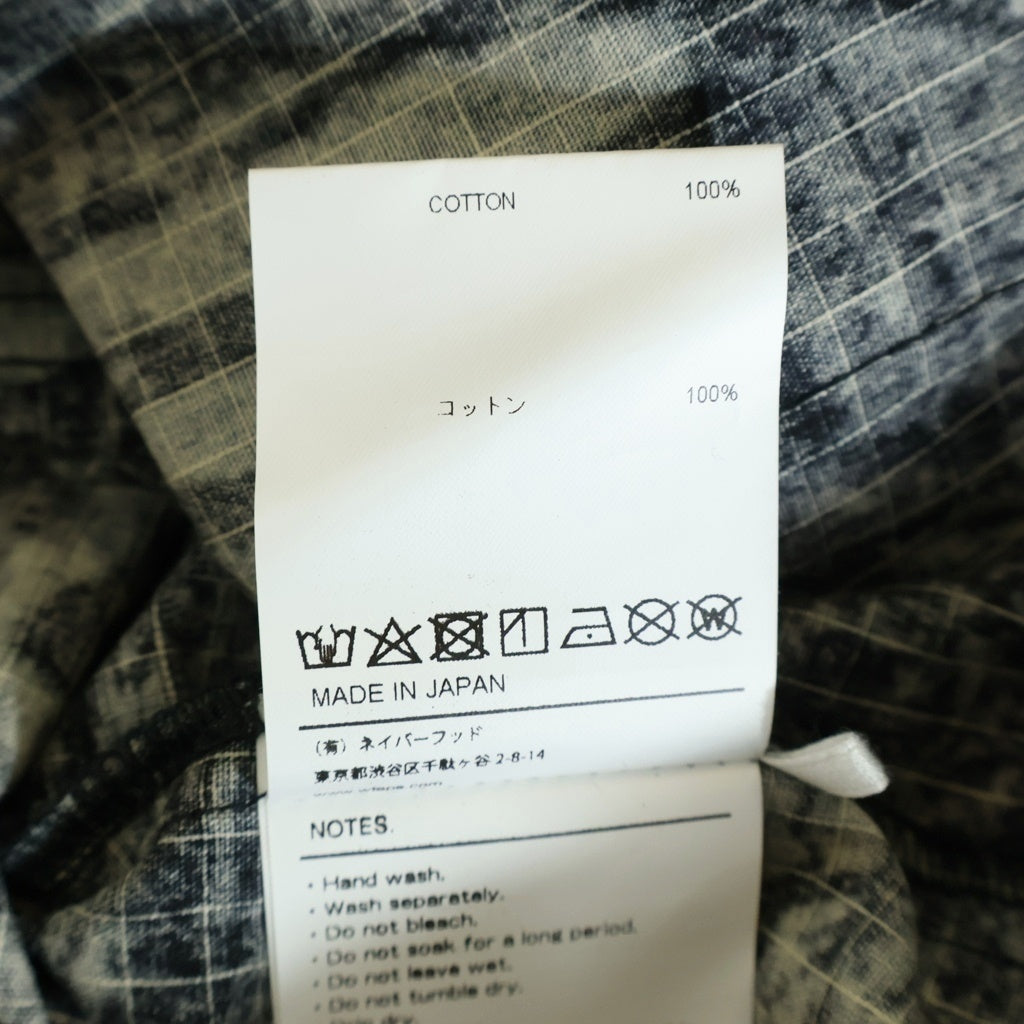 WTAPS(ダブルタップス) 19AW JUNGLE LS SHIRT ジャングル 総柄カモプリント マルチポケット シャツジャケット ブラック 192WVDT-SHM01S