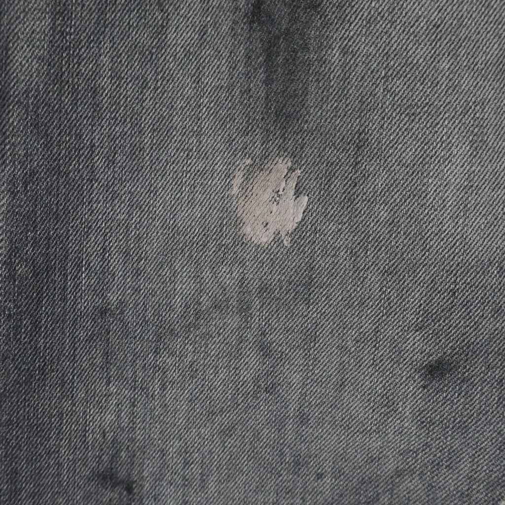 Acne Studios(アクネ ストゥディオズ) 25SS 1981U BLACK TRAFALGAR ルーズフィット ウォッシュ加工 ボタンフライ コットン ジーンズ デニム グレー C00081-