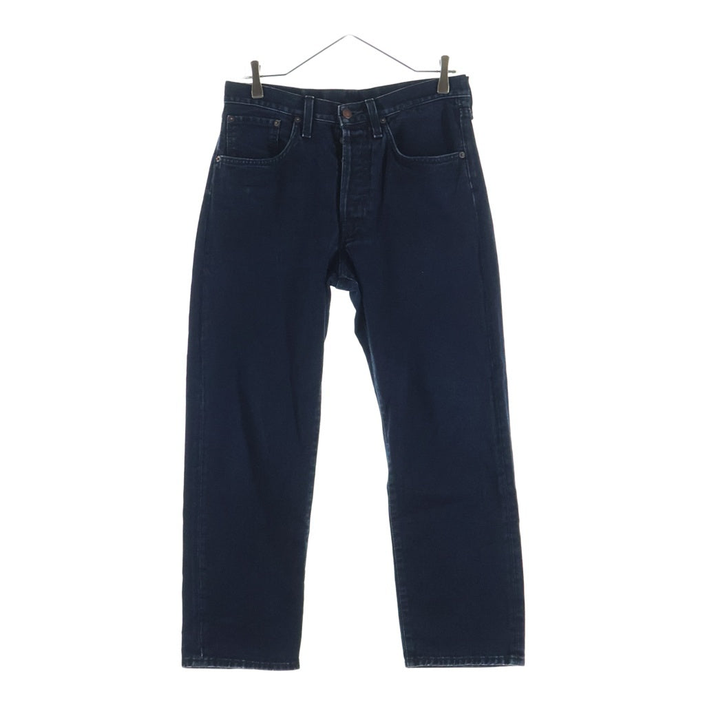 Acne Studios(アクネ ストゥディオズ) 2003 BLACK OCEAN ストレート コットン ボタンフライ ジーンズ デニム ネイビー B00323-