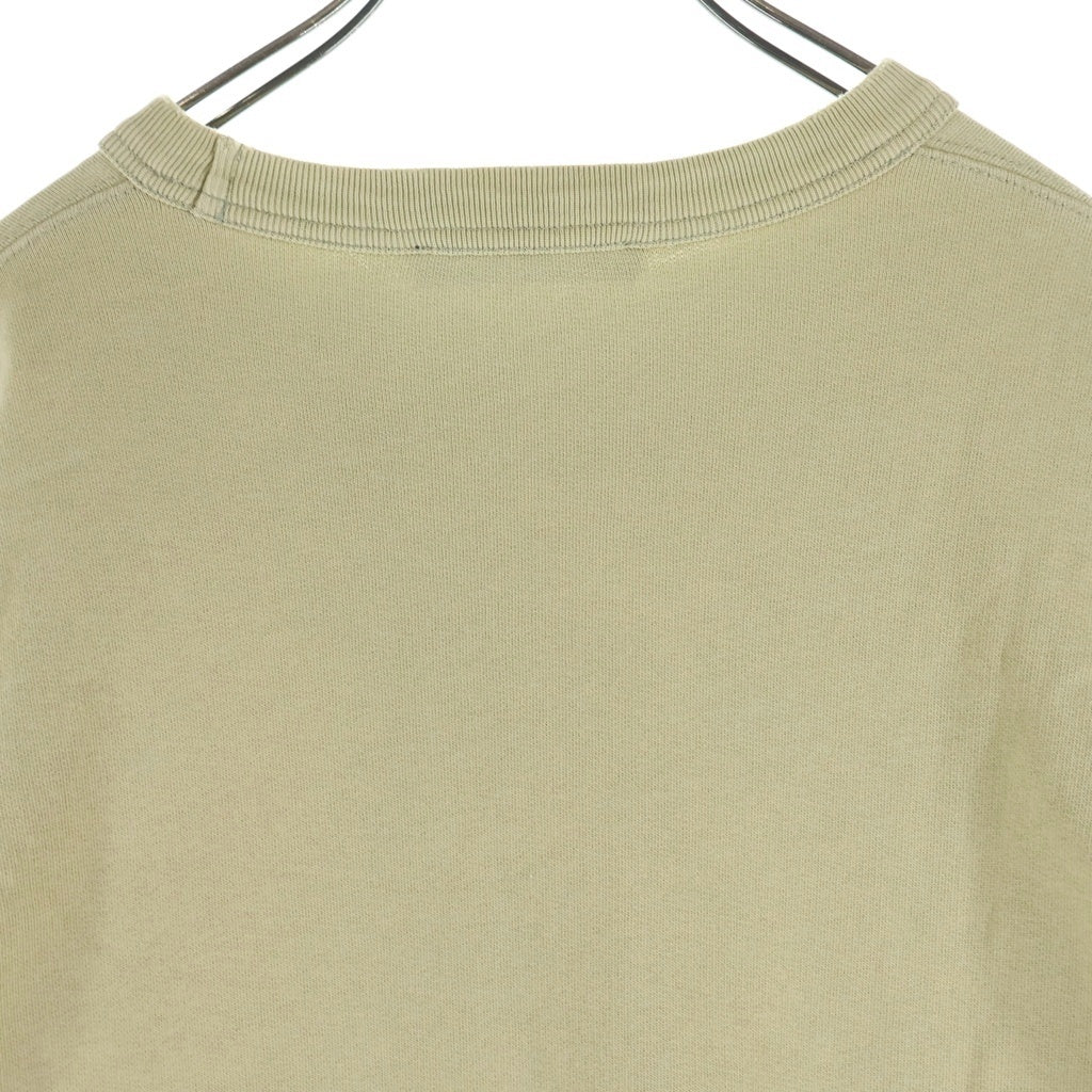 Acne Studios(アクネ ストゥディオズ) フェイスパッチ コットン クルーネック スウェット ベージュ FA-UX-SWEA000077 CI0072-