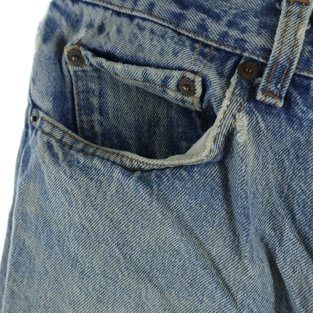 Levi's(リーバイス) 80S VINTAGE 501 ボタン裏501 不均等V ボタンフライ ヴィンテージデニムパンツ インディゴ