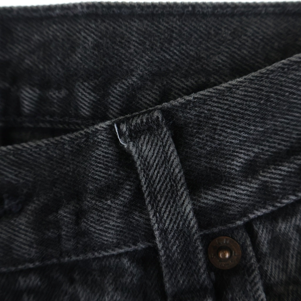 Levi's(リーバイス) 90S VINTAGE 501 ボタン裏532 後染め ボタンフライ ヴィンテージデニムパンツ ブラック 501-0660