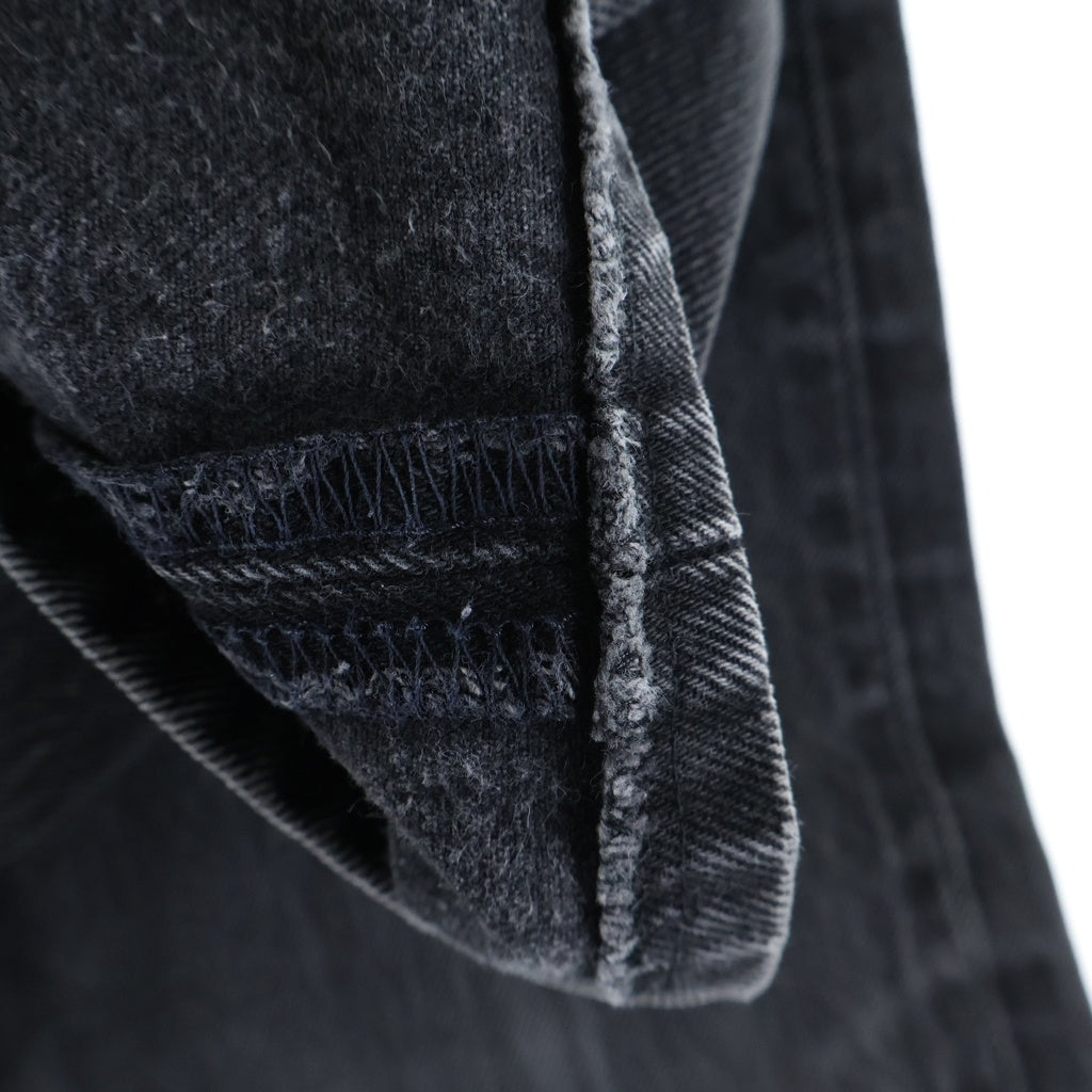 Levi's(リーバイス) 90S VINTAGE 501 ボタン裏532 後染め ボタンフライ ヴィンテージデニムパンツ ブラック 501-0660