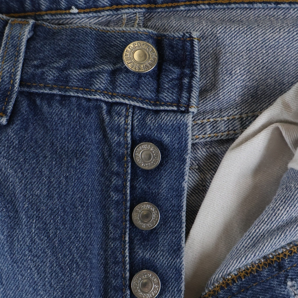 Levi's(リーバイス) 90S VINTAGE 501XX ボタン裏524 ボタンフライ ヴィンテージデニムパンツ インディゴ 1501-0117