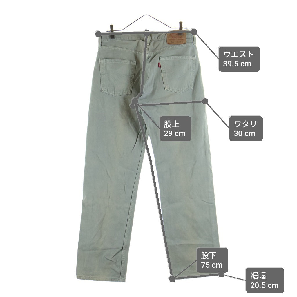 Levi's(リーバイス) 00S VINTAGE 501 ボタン裏553 ボタンフライ ヴィンテージデニムパンツ グレー 501-0694