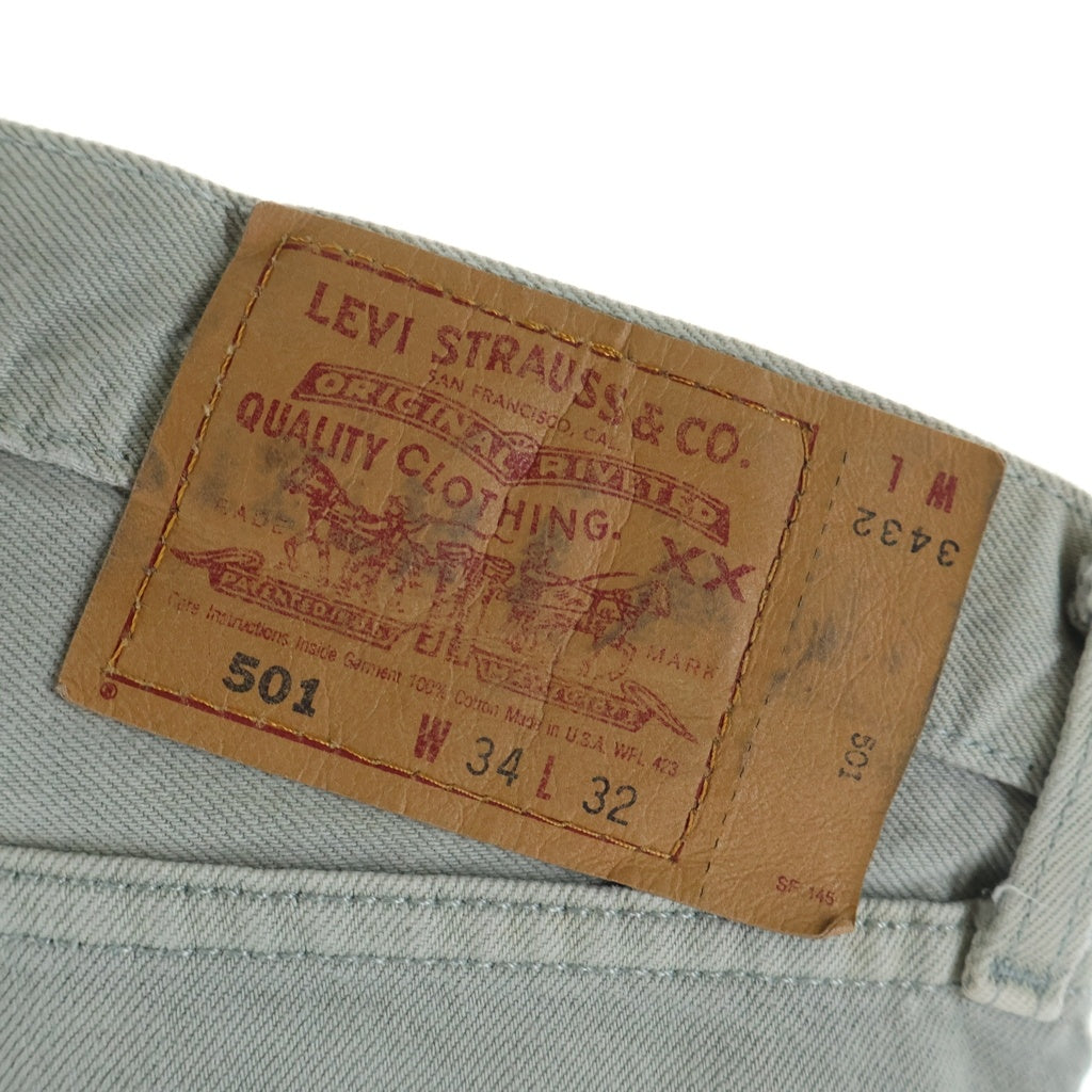 Levi's(リーバイス) 00S VINTAGE 501 ボタン裏553 ボタンフライ ヴィンテージデニムパンツ グレー 501-0694