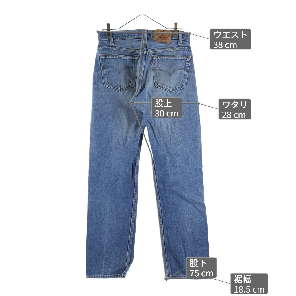 Levi's(リーバイス) 80S VINTAGE 501 ボタン裏653 ボタンフライ ヴィンテージデニムパンツ インディゴ 501-0115