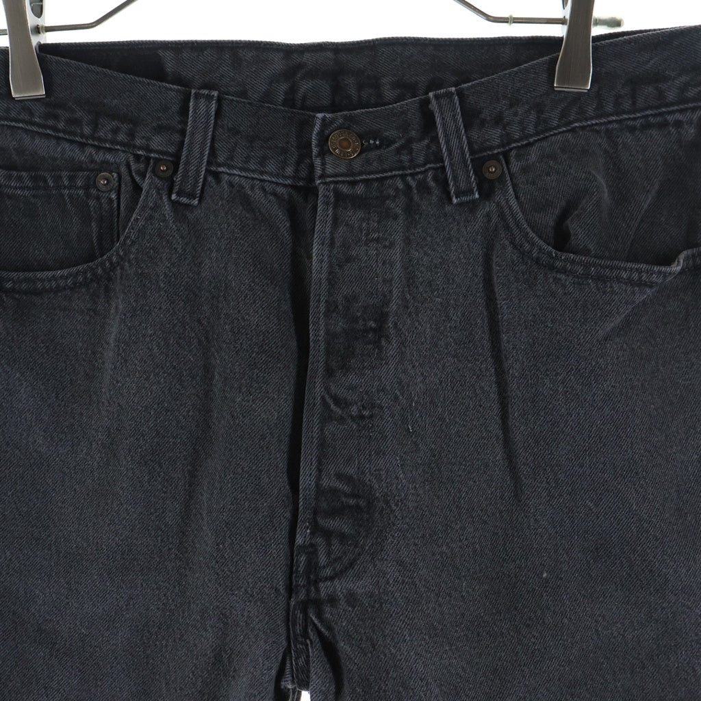 Levi's(リーバイス) 90S VINTAGE 501 ボタン裏653 後染め ボタンフライ ヴィンテージデニムパンツ ブラック 501-0660