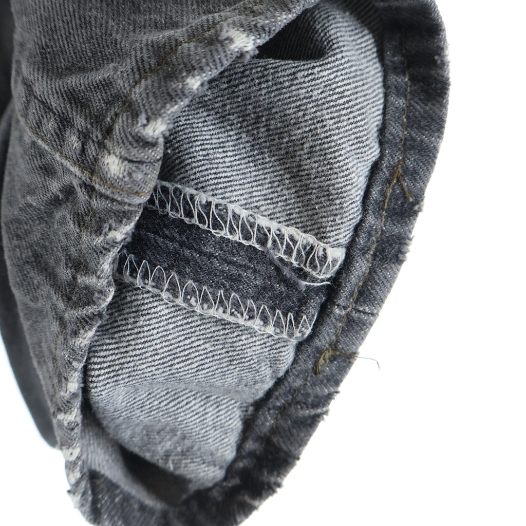 Levi's(リーバイス) 90S VINTAGE 501 ボタン裏653 先染め ボタンフライ ヴィンテージデニムパンツ ブラック 501-0658
