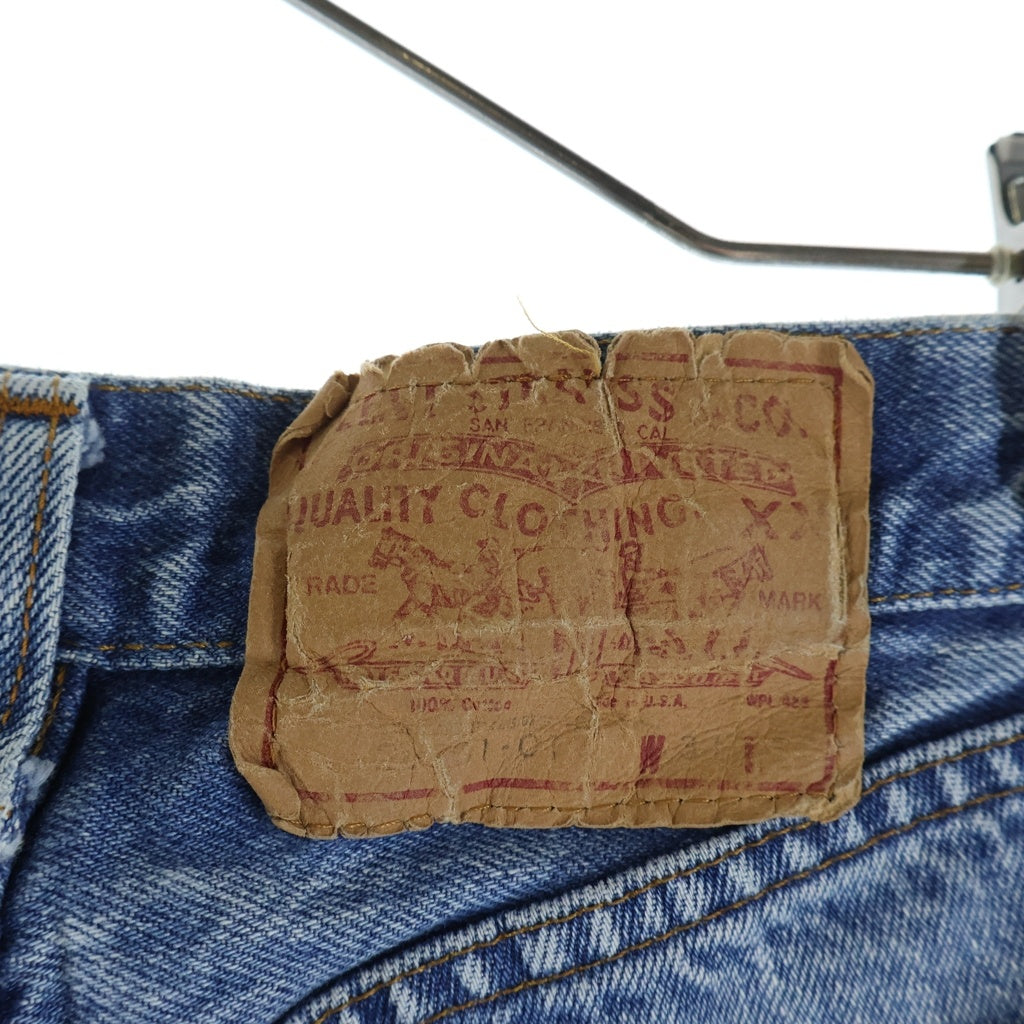Levi's(リーバイス) 80S VINTAGE 501 ボタン裏M19 ボタンフライ ヴィンテージデニムパンツ インディゴ 5010110