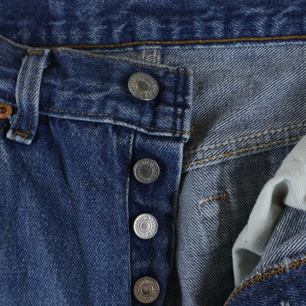 Levi's(リーバイス) 90S VINTAGE 501XX ボタン裏524 USA製 ボタンフライ ヴィンテージデニムパンツ インディゴ 1501-0117