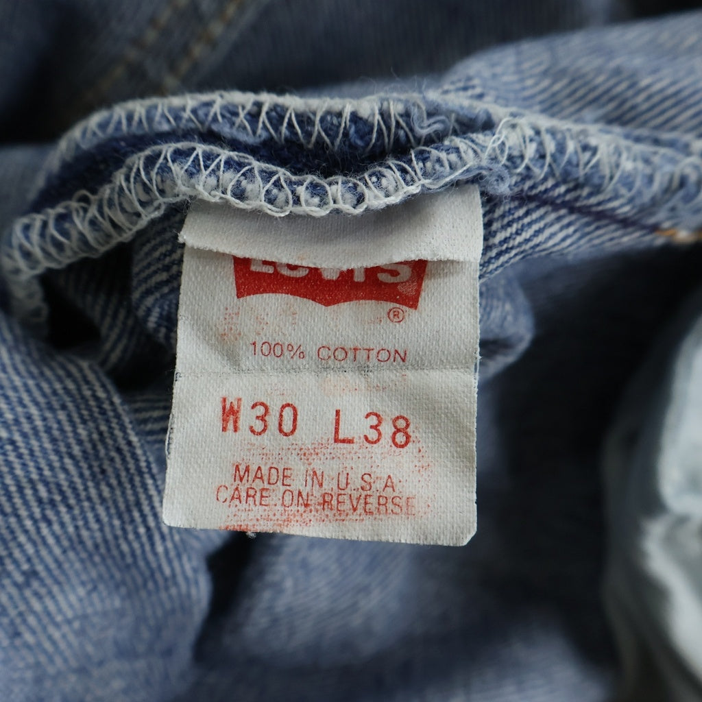 Levi's(リーバイス) 90S VINTAGE 501XX ボタン裏524 USA製 ボタンフライ ヴィンテージデニムパンツ インディゴ 1501-0117
