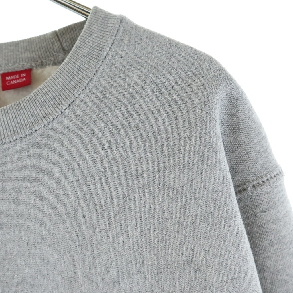 SUPREME(シュプリーム) 15AW Box Logo Crewneck ボックスロゴ クルーネックスウェット プルオーバートレーナー グレー