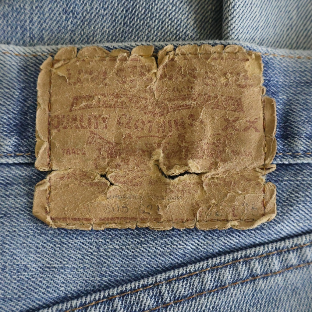 Levi's(リーバイス) 60S VINTAGE 505 ヴィンテージ 42Talonジップ 66後期 ボタン裏8 USA製 ストレートデニムパンツ インディゴ 505-0217
