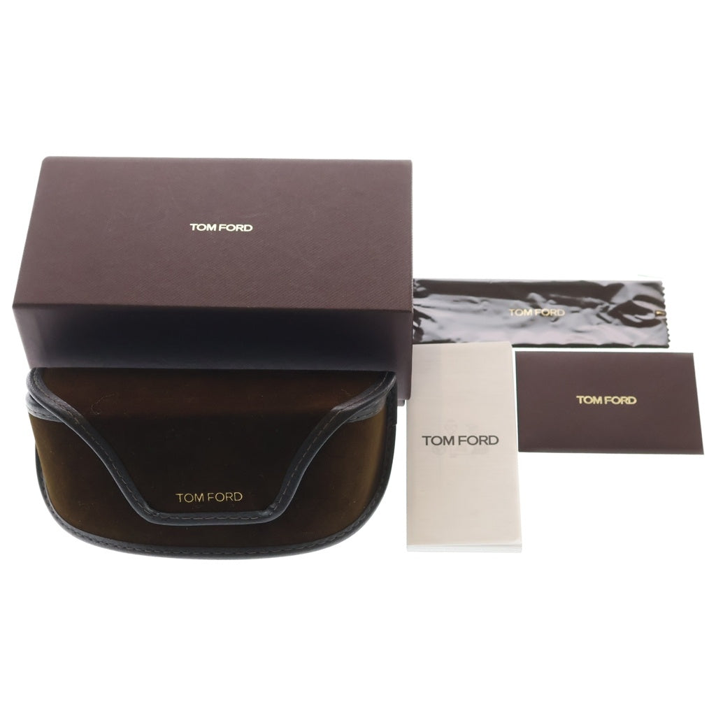 TOM FORD(トムフォード) ティアドロップ メタルフレーム ダブルブリッジ クリングスタイプ アイウェア サングラス 眼鏡 ゴールド/グリーン/ブラック TF0996