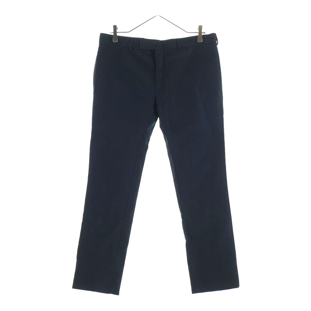 Dior HOMME(ディオールオム) 08AW KRIS VAN ASSCHE COTTON TROUSERS アッシュ期 コットン スラックス ストレートパンツ ブラック 8H3112040827