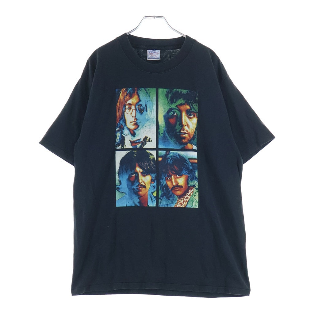 VINTAGE(ヴィンテージ) 00S VINTAGE THE BEATLES MEMBER 4FACE FITS ヴィンテージ ビートルズ メンバープリント クルーネック半袖Tシャツ カットソー ブラック