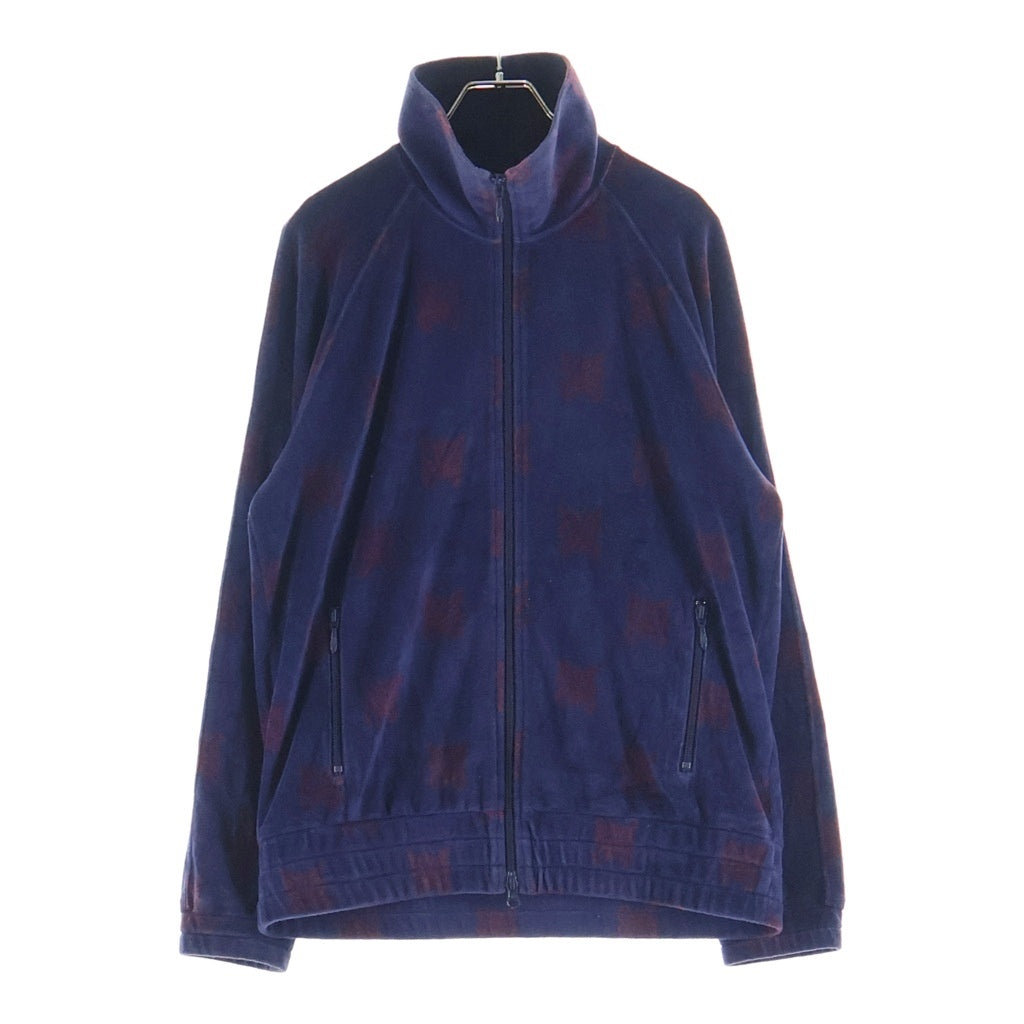 Needles(ニードルス) 22AW C/PE Papillon Velour Track Jacket パピヨン ベロア トラックジャケット パープル/ボルドー LQ237