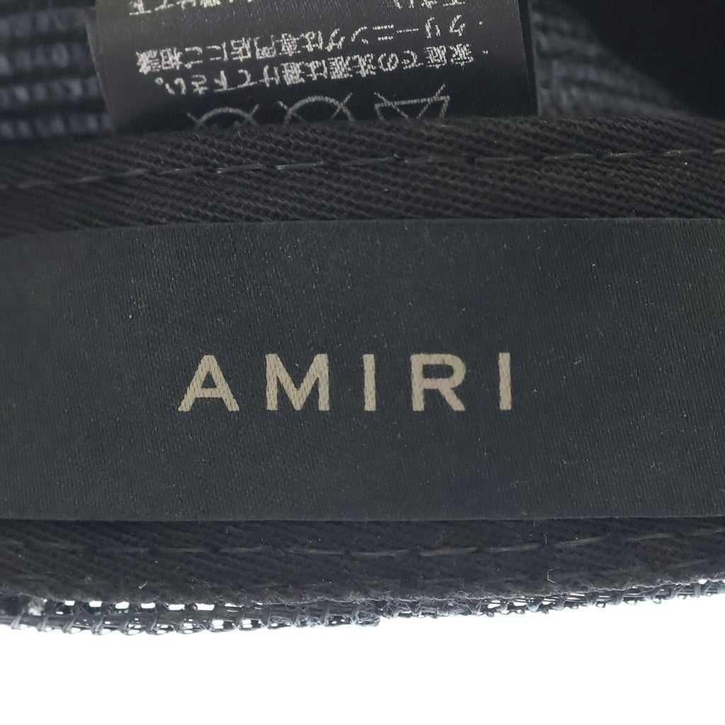 AMIRI(アミリ) MA Logo Trucker Cap MAロゴ トラッカーキャップ 帽子 ブラック SR1XMAH009SAMHDC