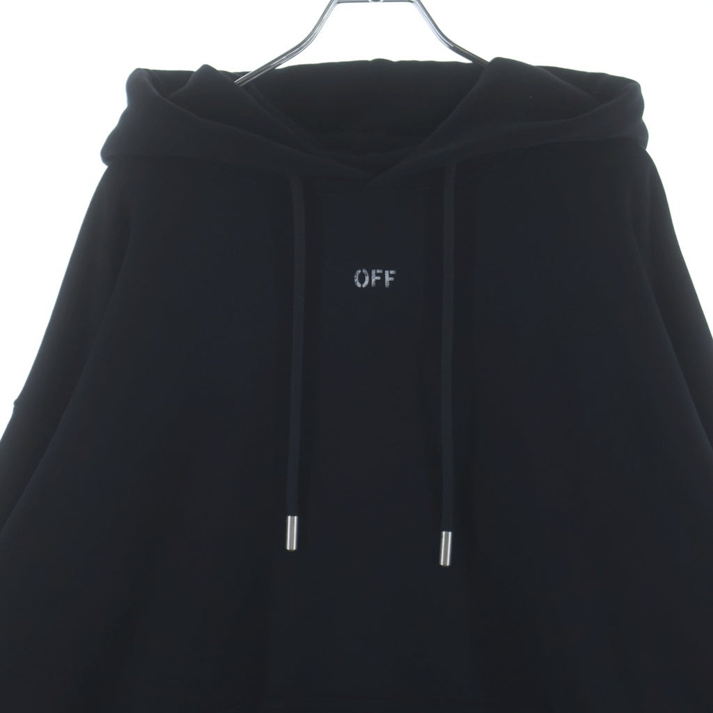 OFF-WHITE(オフホワイト) 25AW Thinkman Arrow Skate Hoodie シンクマン アロースケート バックプリント プルオーバースウェットパーカー フーディー ブラック OMBB085F25FLE00C