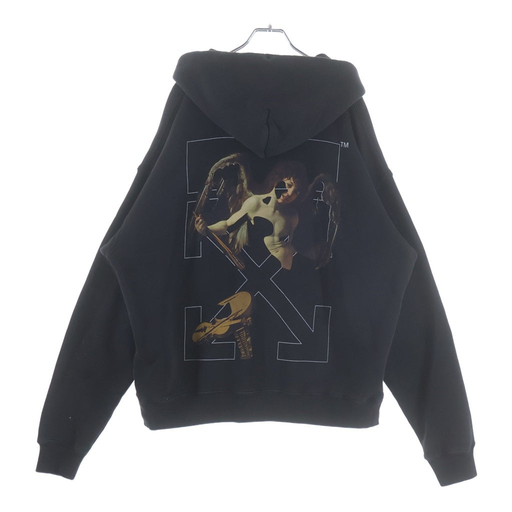 OFF-WHITE オフホワイト 25AW Cupid Arrow Skate Hoodie キューピッド アロースケート バッググラフィックプリント プルオーバースウェットパーカー ブラック OMBB085F25FLE011 OFF-WHITE(オフホワイト) 25AW Cupid Arrow Skate Hoodie キューピッド