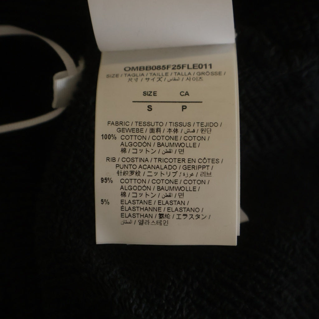 OFF-WHITE(オフホワイト) 25AW Cupid Arrow Skate Hoodie キューピッド アロースケート バッググラフィックプリント プルオーバースウェットパーカー ブラック OMBB085F25FLE011