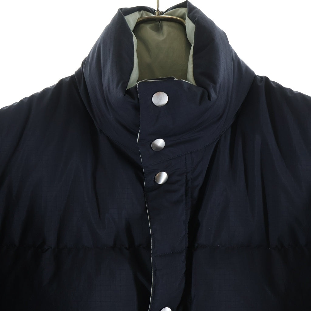 JIL SANDER +(ジルサンダープラス) ポリエステルジップアップダウンジャケット ネイビー