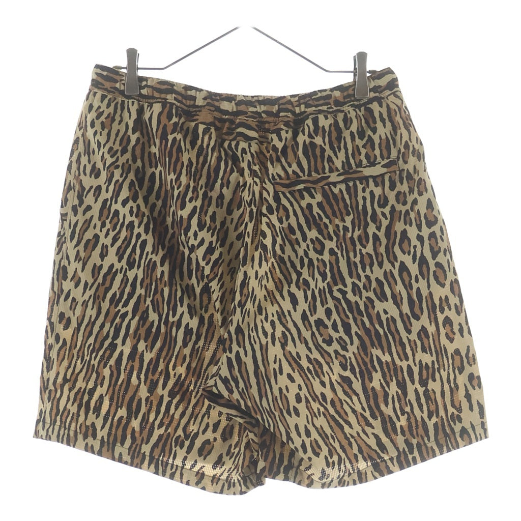 WACKO MARIA(ワコマリア) 26SS ×NANGA LEOPARD COMFY SHORTS ナンガ レオパード コンフィ ショーツ ハーフパンツ ベージュ/ブラウン 26SS-WMP-NA02