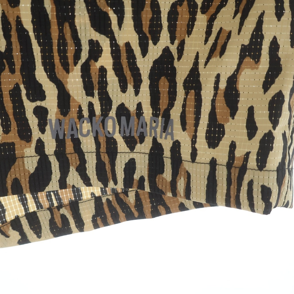 WACKO MARIA(ワコマリア) 26SS ×NANGA LEOPARD COMFY SHORTS ナンガ レオパード コンフィ ショーツ ハーフパンツ ベージュ/ブラウン 26SS-WMP-NA02