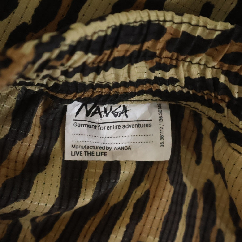 WACKO MARIA(ワコマリア) 26SS ×NANGA LEOPARD COMFY SHORTS ナンガ レオパード コンフィ ショーツ ハーフパンツ ベージュ/ブラウン 26SS-WMP-NA02