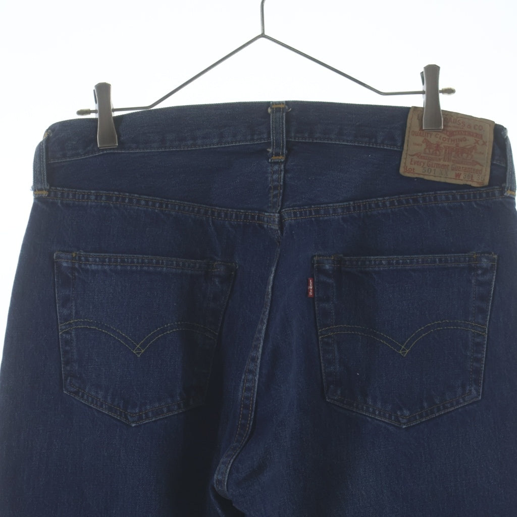 Levi's(リーバイス) 90S VINTAGE ヴィンテージ 501XX 復刻 USA製 ボタン裏555 バレンシア工場 ビッグE ボタンフライ デニムパンツ インディゴ 501-0003