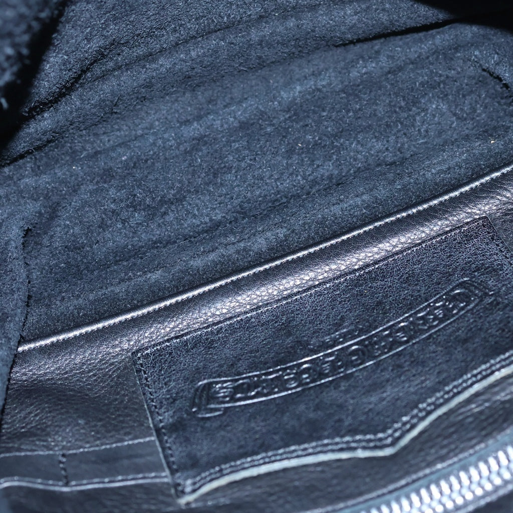 CHROME HEARTS(クロムハーツ) SHOULDER BAG-TINY ガンスリンガーストラップレザーショルダーバッグ ブラック