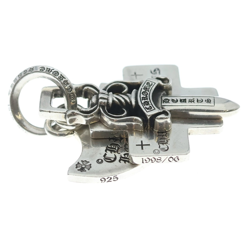 CHROME HEARTS(クロムハーツ) 東京限定 3TRINKETS withOring 3トリンケッツ ペンダントトップ シルバー