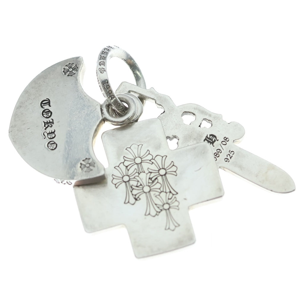 CHROME HEARTS(クロムハーツ) 東京限定 3TRINKETS withOring 3トリンケッツ ペンダントトップ シルバー