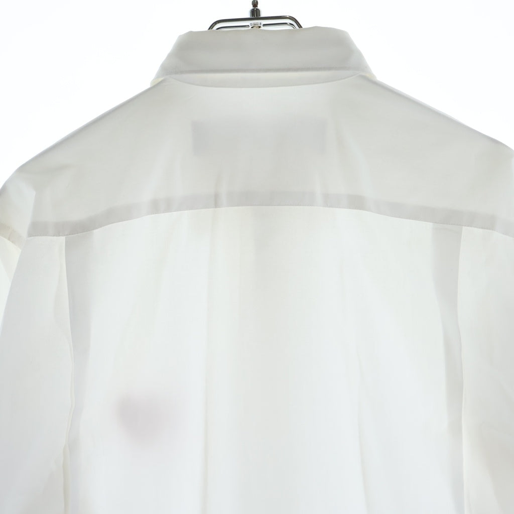 PLAY COMME des GARCONS(プレイコムデギャルソン) AD2016 胸ハートロゴワッペン 長袖ボタンシャツ ホワイト AZ-B002